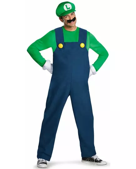 Déguisement Luigi™ Deluxe Adulte, Taille: Medium
