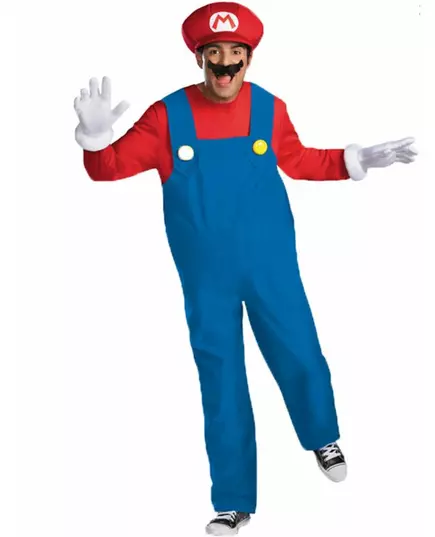 Déguisement Mario™ Deluxe Adulte, Taille: Medium