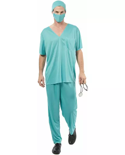 Déguisement médecin homme, Taille: Taille unique (42)