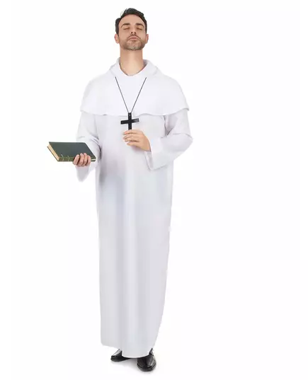 Déguisement moine blanc adulte