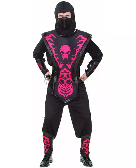 Déguisement ninja effet feutrine homme, Taille: Medium