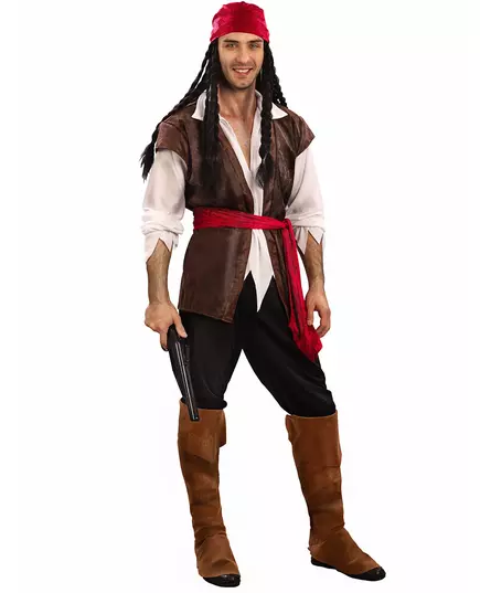 Stijlvol piraten kostuum voor volwassenen, Maat: M