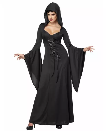 Déguisement sorcière noire pour femme Halloween, Taille: X-Large (44/46)