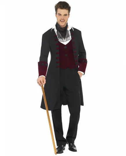Déguisement vampire homme Halloween, Taille: Large