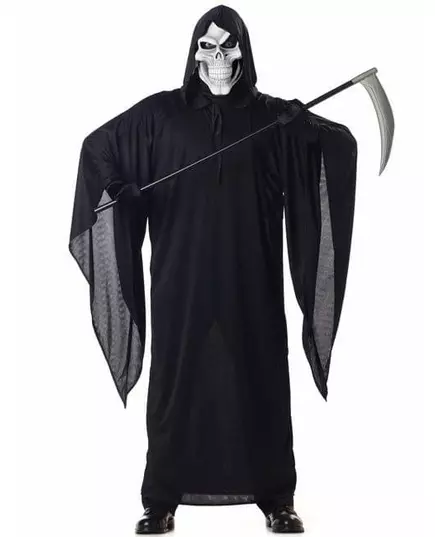 Grote Grim Reaper outfit voor mannen, Maat: Medium