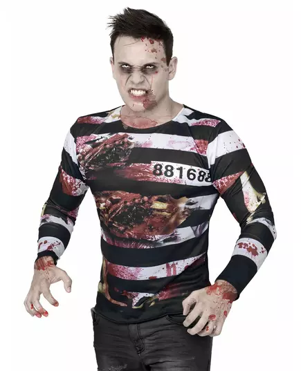 Zombie gevangene shirt voor heren