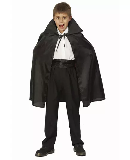 Halloweenvampierencape voor kinderen, Maat: 10–12 jaar (130–140 cm)