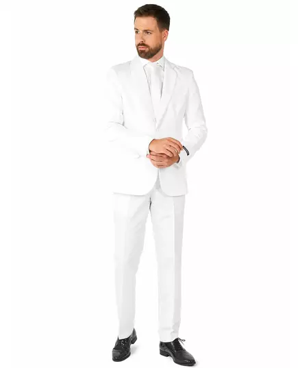 Wit Mr. Solid Suitmeister™ kostuum voor mannen, Maat: Small (EU 44–46)