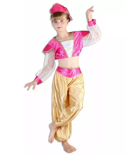 Déguisement danseuse orientale luxe fille, Taille: 4–6 ans (110–120 cm)
