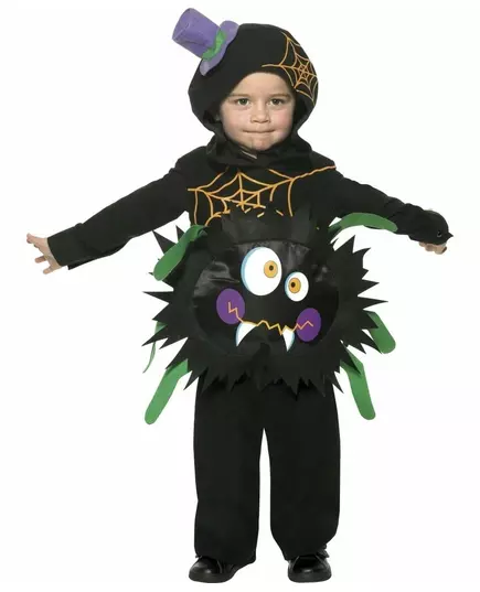 Déguisement araignée folle enfant, Taille: 1–2 ans (84/89 cm)