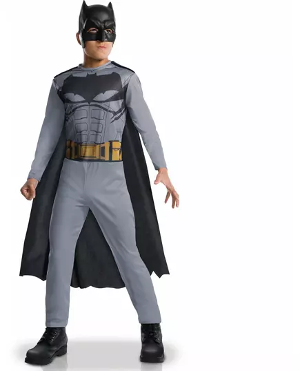 Déguisement classique Batman Justice League™ garçon, Taille: 7–8 ans (122 à 128 cm)