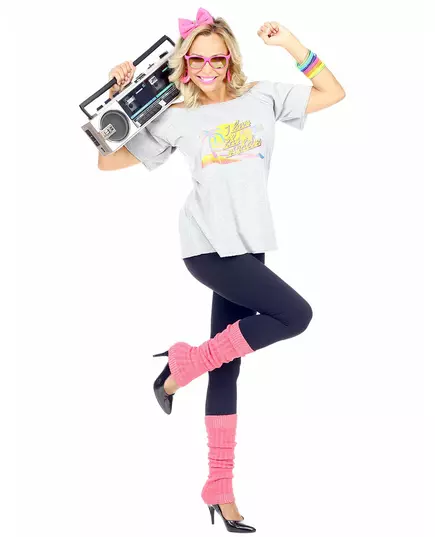 Jaren 80 beach girl kostuum voor vrouwen