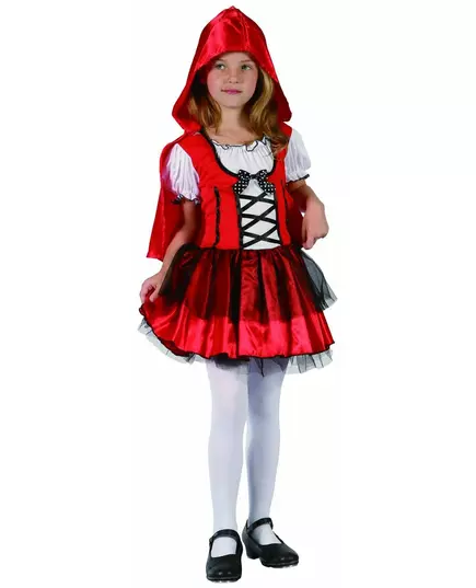 Déguisement chaperon rouge fille, Taille: 4–6 ans (110–120 cm)