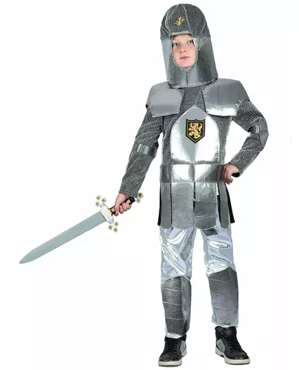 Déguisement chevalier médiéval en armure garçon