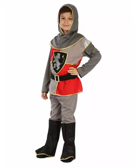 Middeleeuwse ridder outfit voor jongens, Maat: 4–6 jaar(110–120 cm)