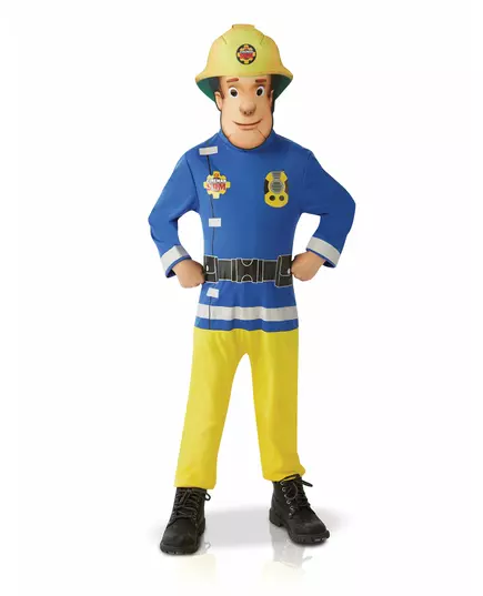 Sam de Brandweerman™ kostuum voor kinderen, Maat: 2–3 jaar (83 tot 97 cm)