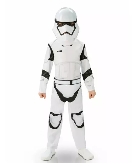 Déguisement classique StormTrooper Star Wars VII™ enfant, Taille: 7–8 ans (122 à 128 cm)