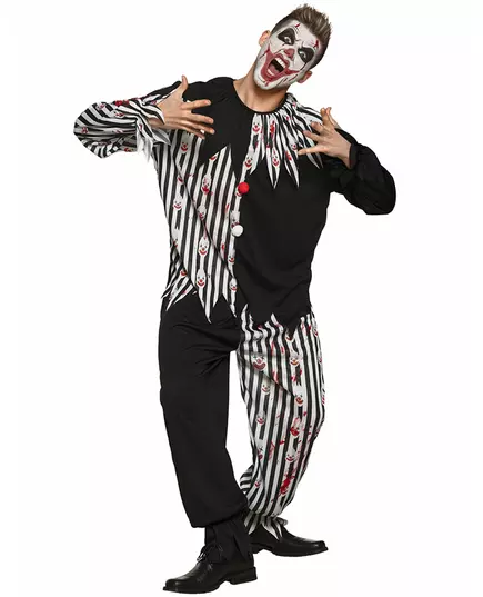 Gruwel clown kostuum voor volwassenen, Maat: Medium/Large (50/52)