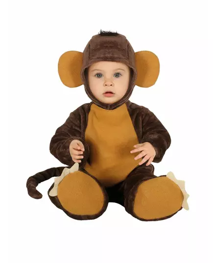 Bruin chimpansee kostuum voor baby's