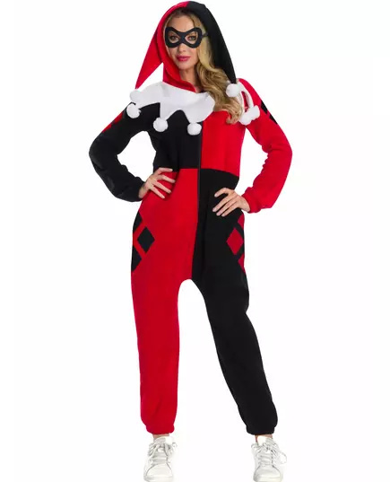 Harley Quinn™ jumpsuit voor volwassenen