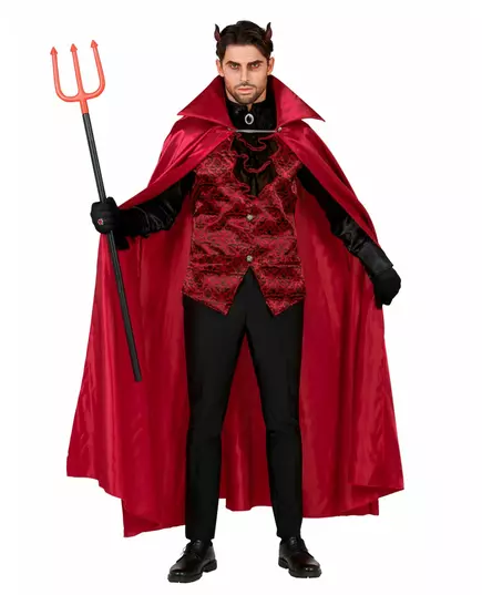 Déguisement comte diabolique rouge homme, Taille: Medium/Large