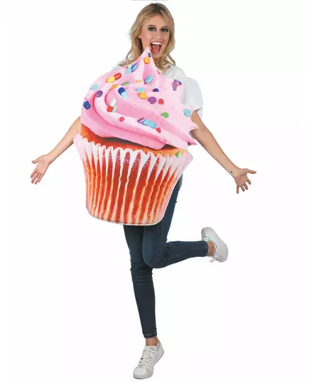 Déguisement cupcake vitaminé rose adulte