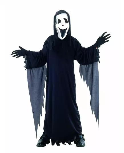 Déguisement assassin Enfant Halloween, Taille: 4–6 ans (110–120 cm)
