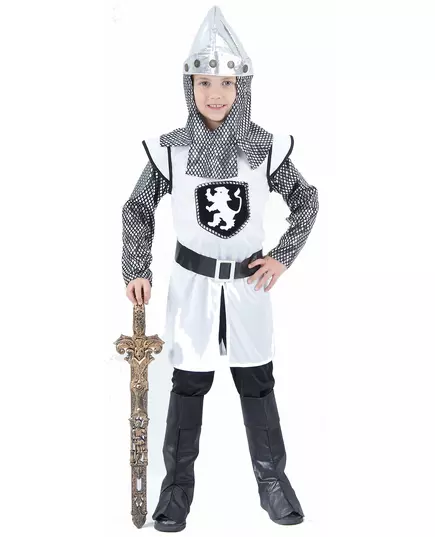 Déguisement chevalier médiéval croisé garcon, Taille: 4–6 ans (110–120 cm)