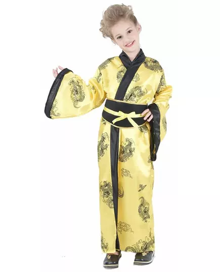 Chinees kostuum voor meisjes, Maat: 4–6 jaar (110–120 cm)