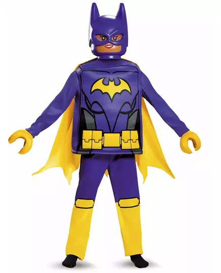 Deluxe LEGO® movie Batgirl™ kostuum voor kinderen, Maat: 10–12 jaar (137–149 cm)