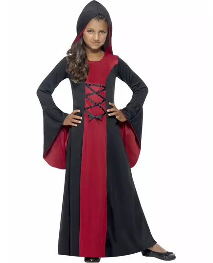 Déguisement enchanteresse fille Halloween, Taille: 4–6 ans (115/128 cm)