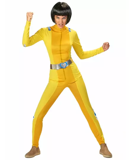 Déguisement Totally Spies™ jaune Alex femme, Taille: Small