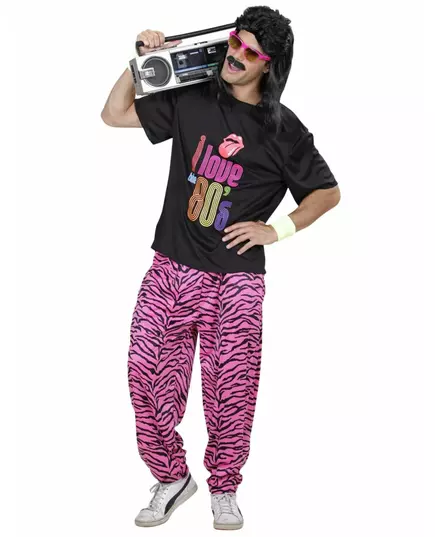 Déguisement jogging I love 80's grande taille homme, Taille: XX-Large