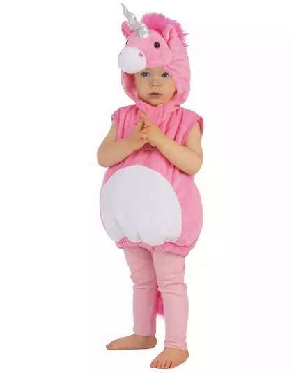 Roze eenhoorn kostuum voor kinderen, Maat: 18–24 maanden (86–92cm)