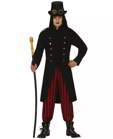 Steampunk vermomming voor volwassenen, Maat: Small (36–38)