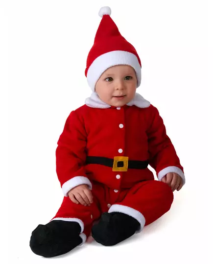 Déguisement Père Noël bébé, Taille: 6–12 mois