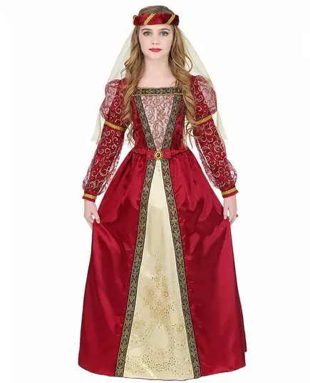 Déguisement princesse médiévale royale fille, Taille: 8–10 ans (140 cm)