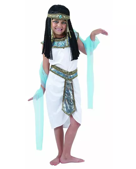 Déguisement reine d'Egypte fille, Taille: 4–6 ans (110–120 cm)