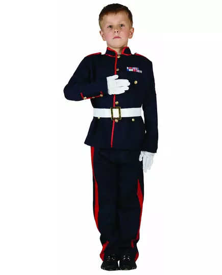 Soldaten pak voor kinderen, Maat: 4–6 jaar (110–120 cm)