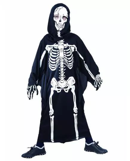 Déguisement Squelette enfant, Taille: 4–6 ans (110–120 cm)