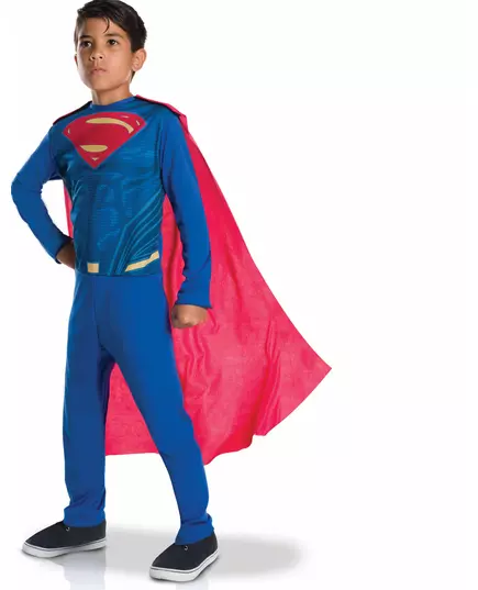 Déguisement classique Superman Justice League™ garçon, Taille: 7–8 ans(122–128 cm)