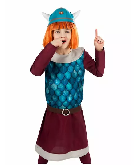Wickie de Viking™ kostuum voor meisjes, Maat: 3–4 jaar(98–104 cm)