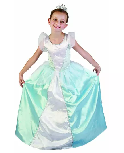 Déguisement princesse bleue fille, Taille: 4–6 ans (110–120 cm)