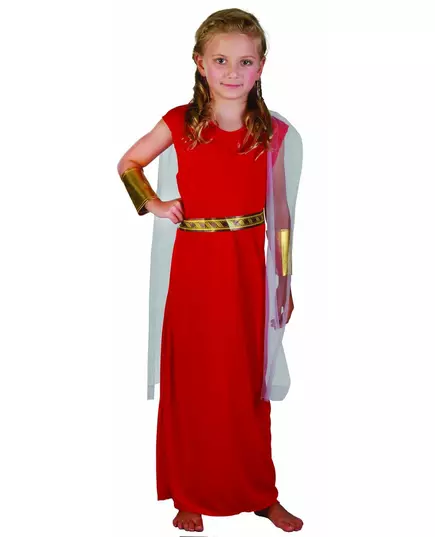 Déguisement romaine fille, Taille: 4–6 ans (110–120 cm)