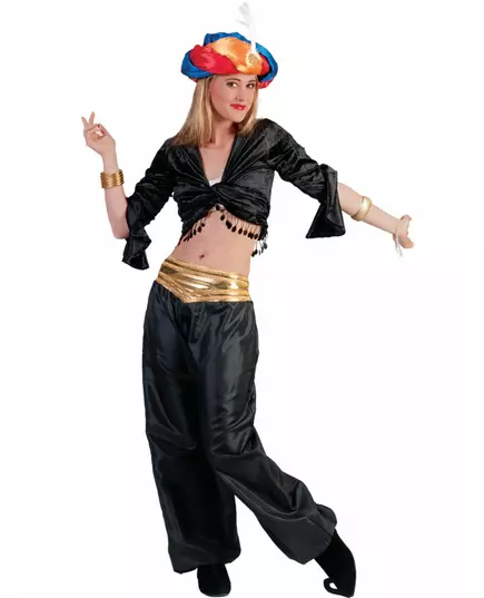 Top noir danseuse femme