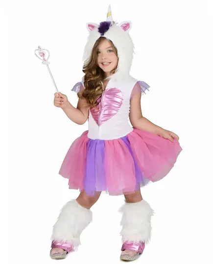 Déguisement Princesse Licorne Fille, Taille: 3–4 ans (XS)