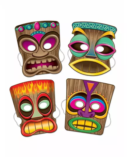 Set van Tiki maskers Hawaii