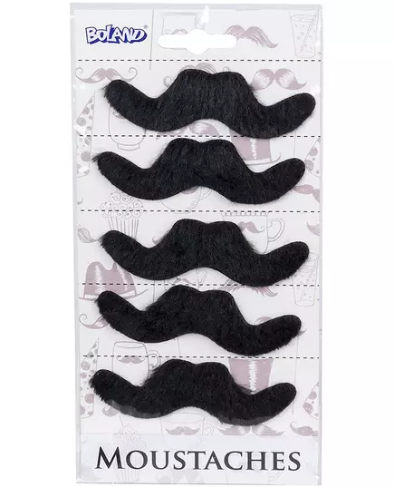 5 moustaches adhésives