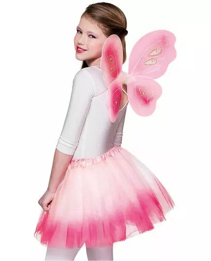 Roze vlindervleugels en tutu voor meisjes