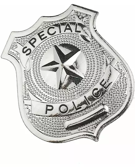 Metalen politie agent badge volwassenen